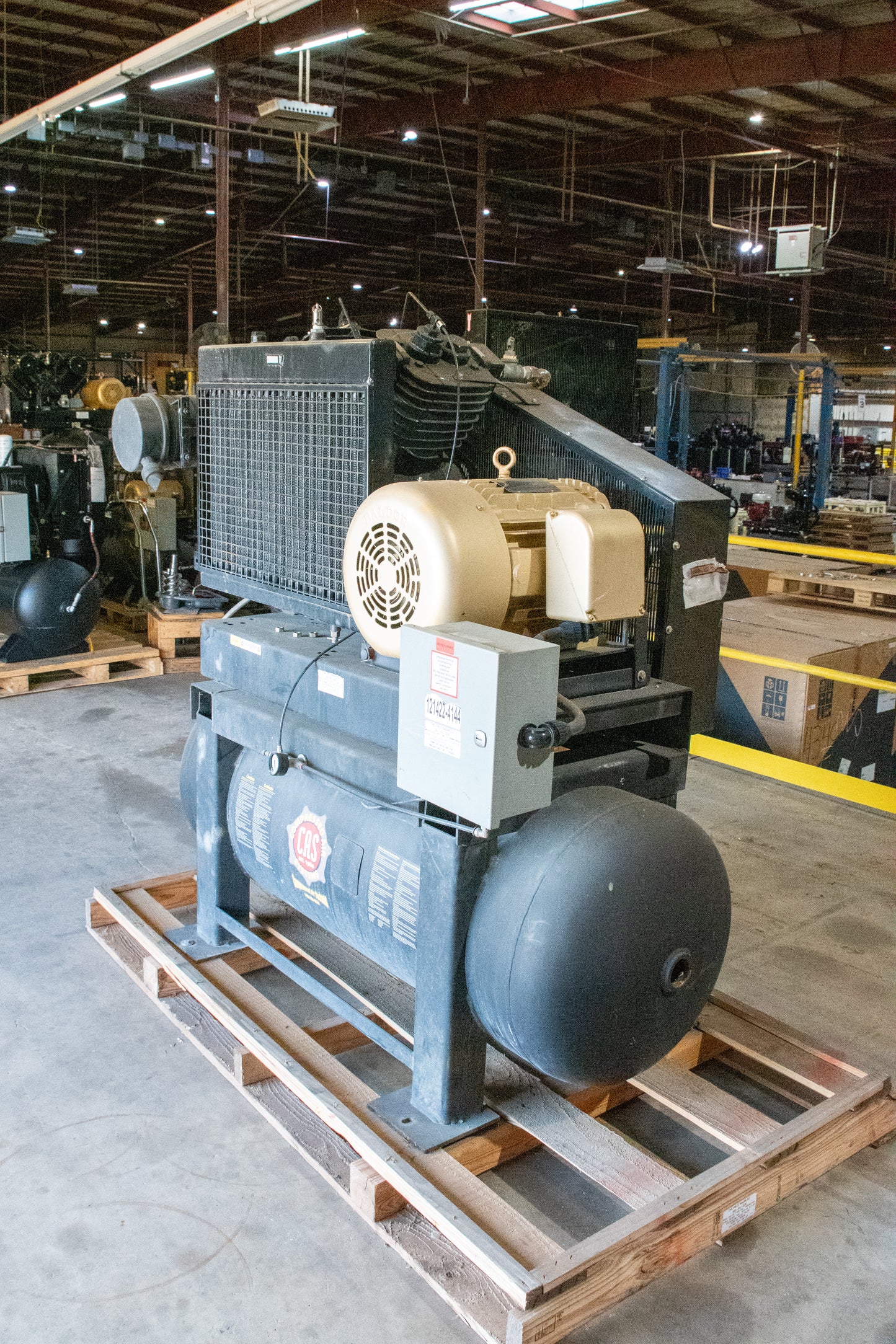 25 HP Reciprocating Air Compressor - 120 Gallon Tank
