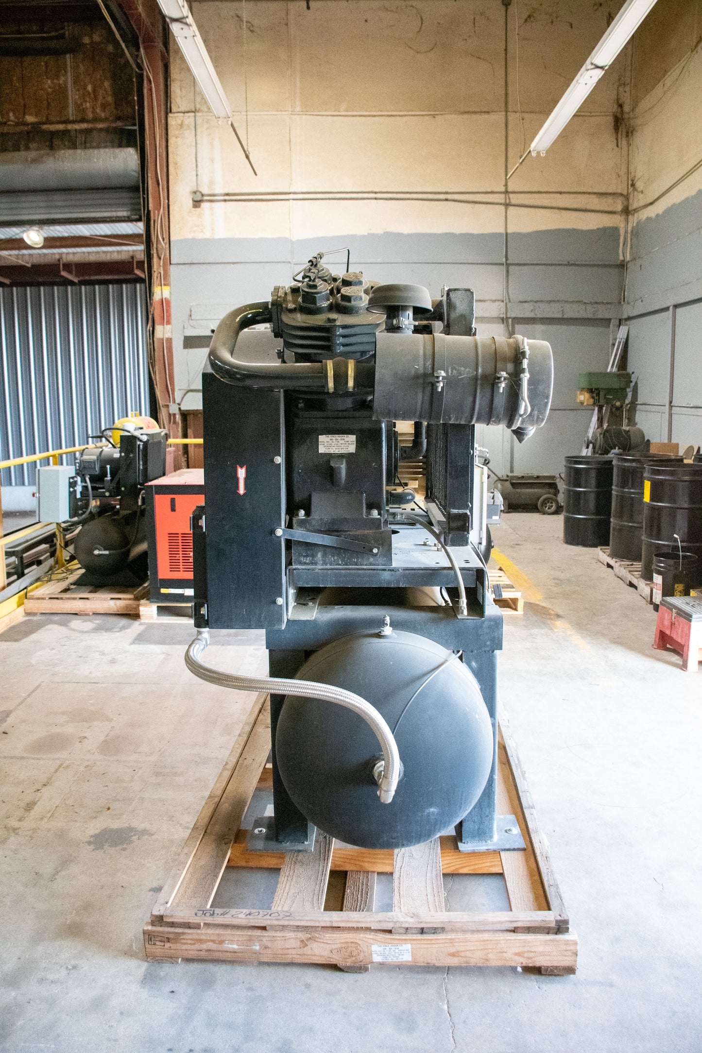 25 HP Reciprocating Air Compressor - 120 Gallon Tank