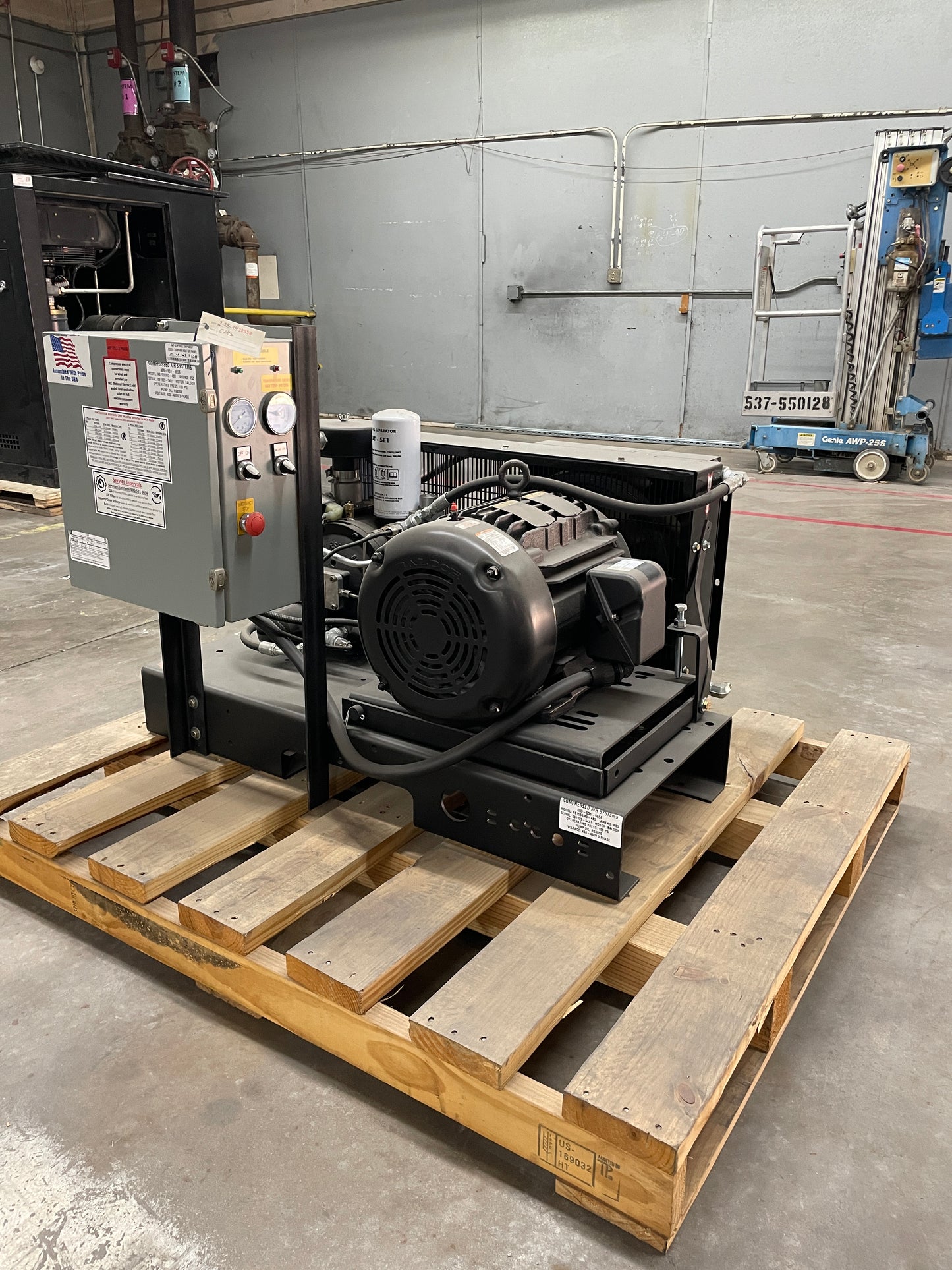 15 HP Rotary Screw Basemount