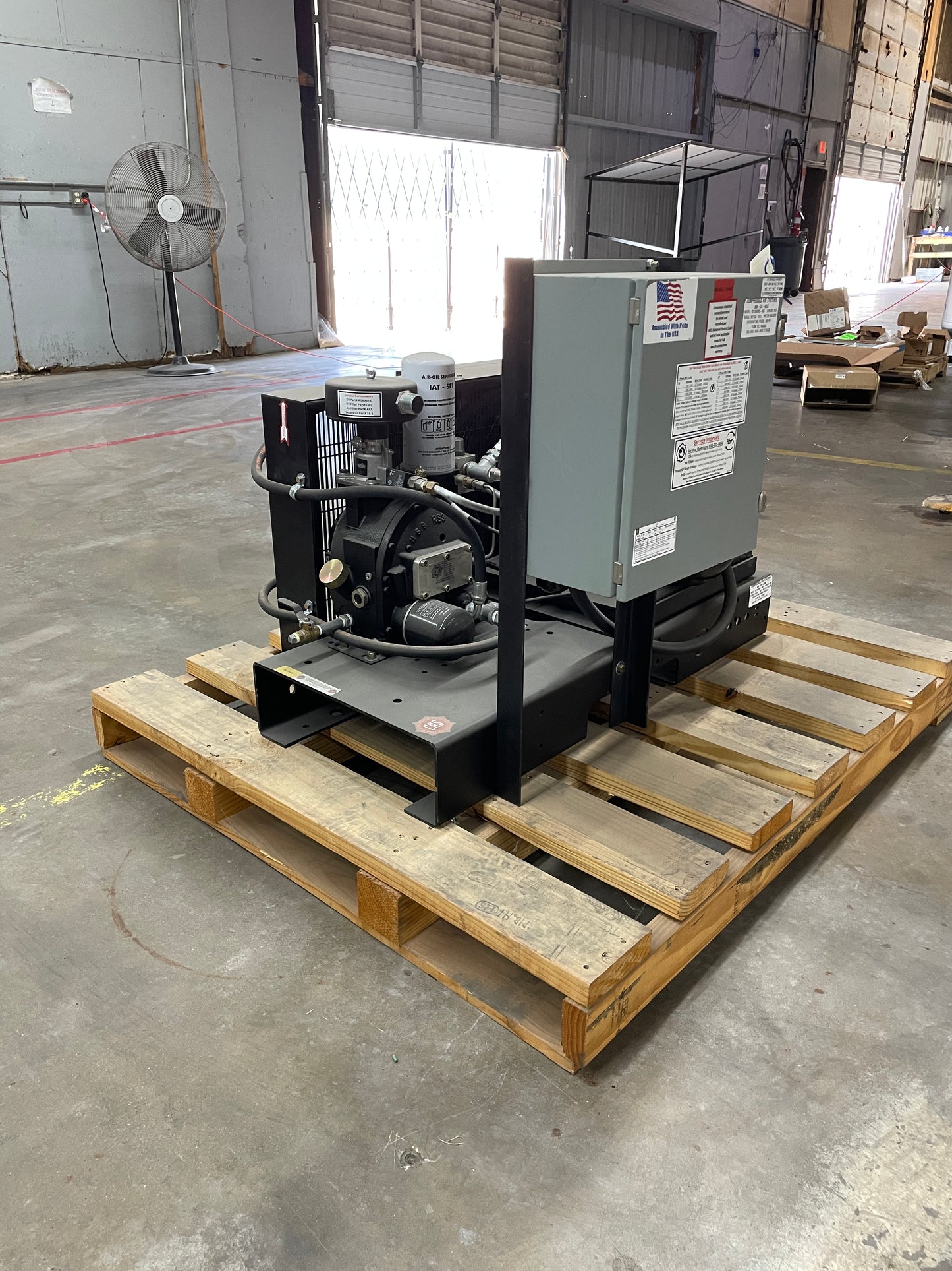 15 HP Rotary Screw Basemount