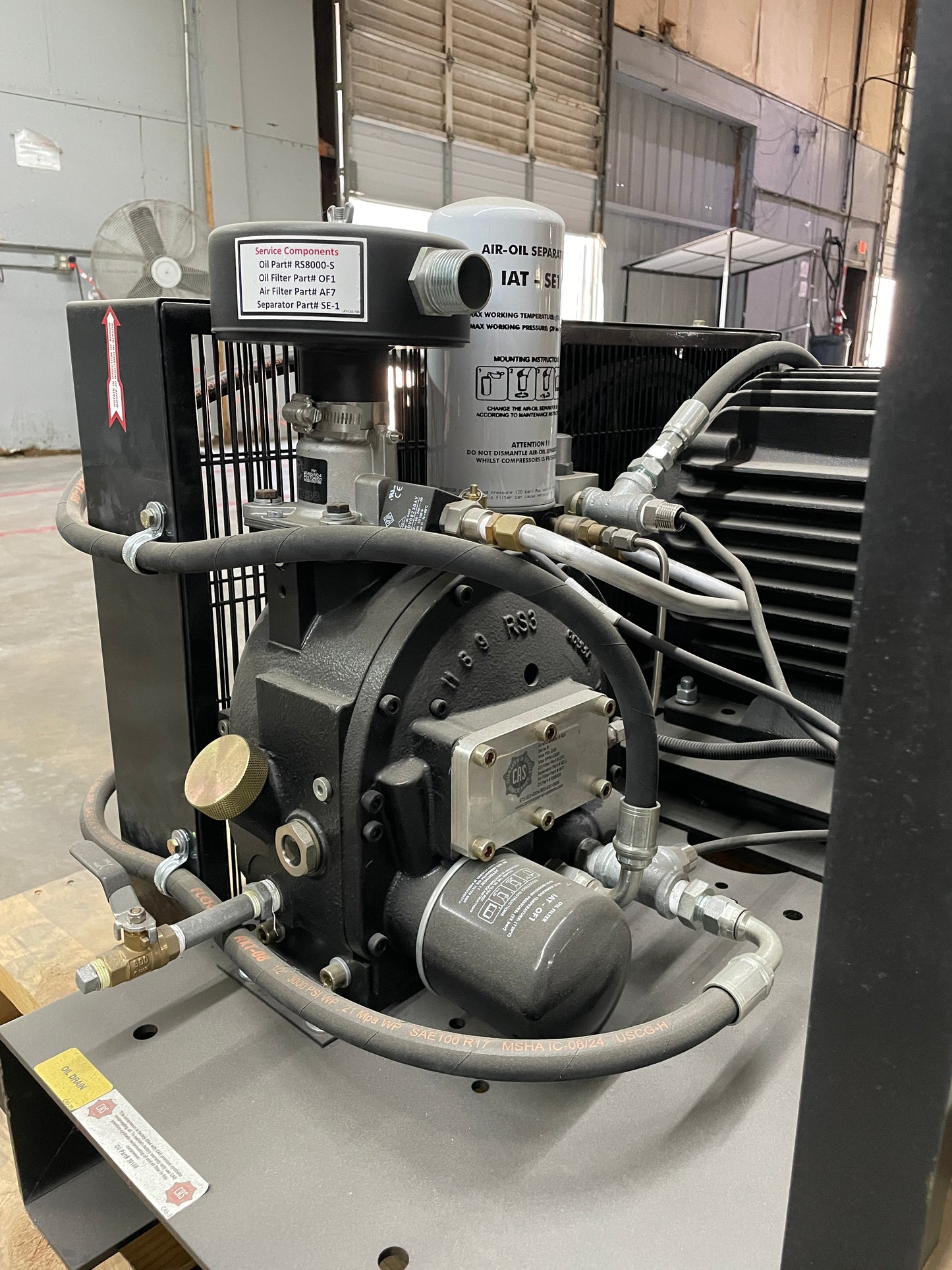 15 HP Rotary Screw Basemount