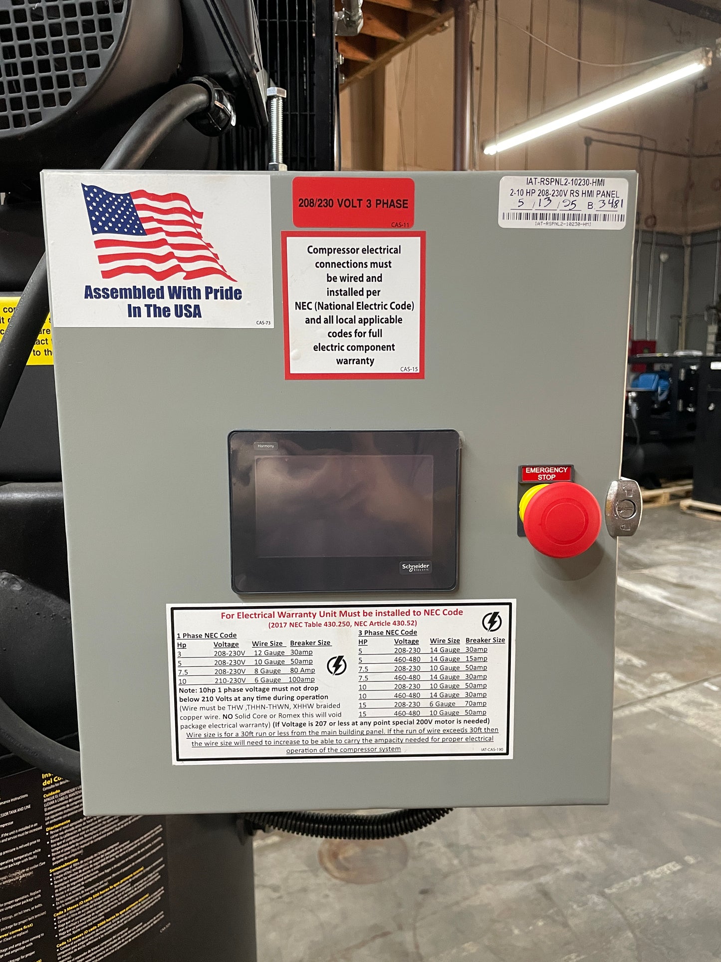 5 HP Rotary Screw | 80 Gallon Vertical