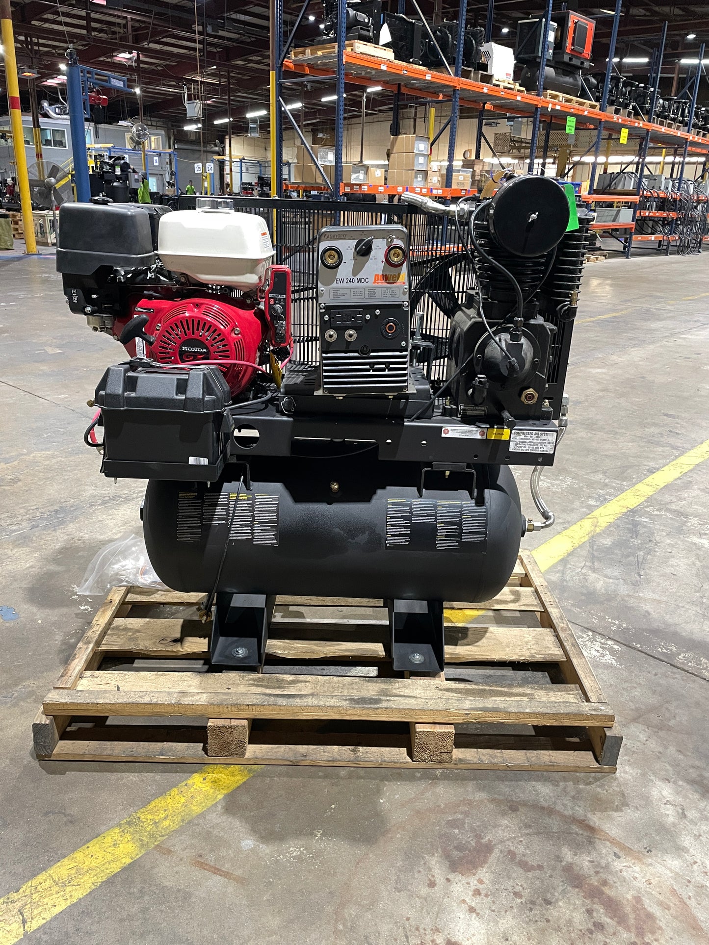 13 HP Compressor-Generator-Welder