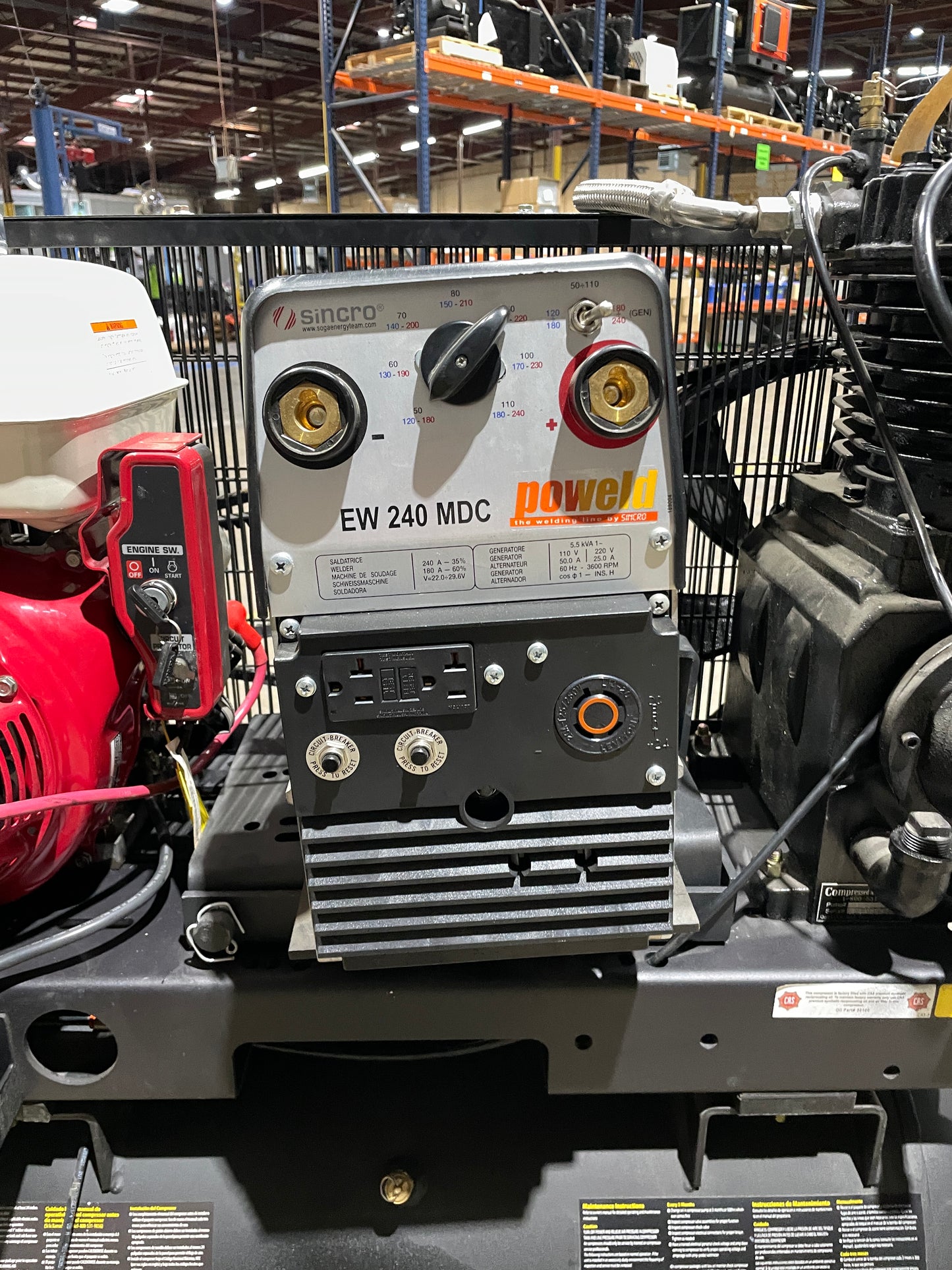 13 HP Compressor-Generator-Welder