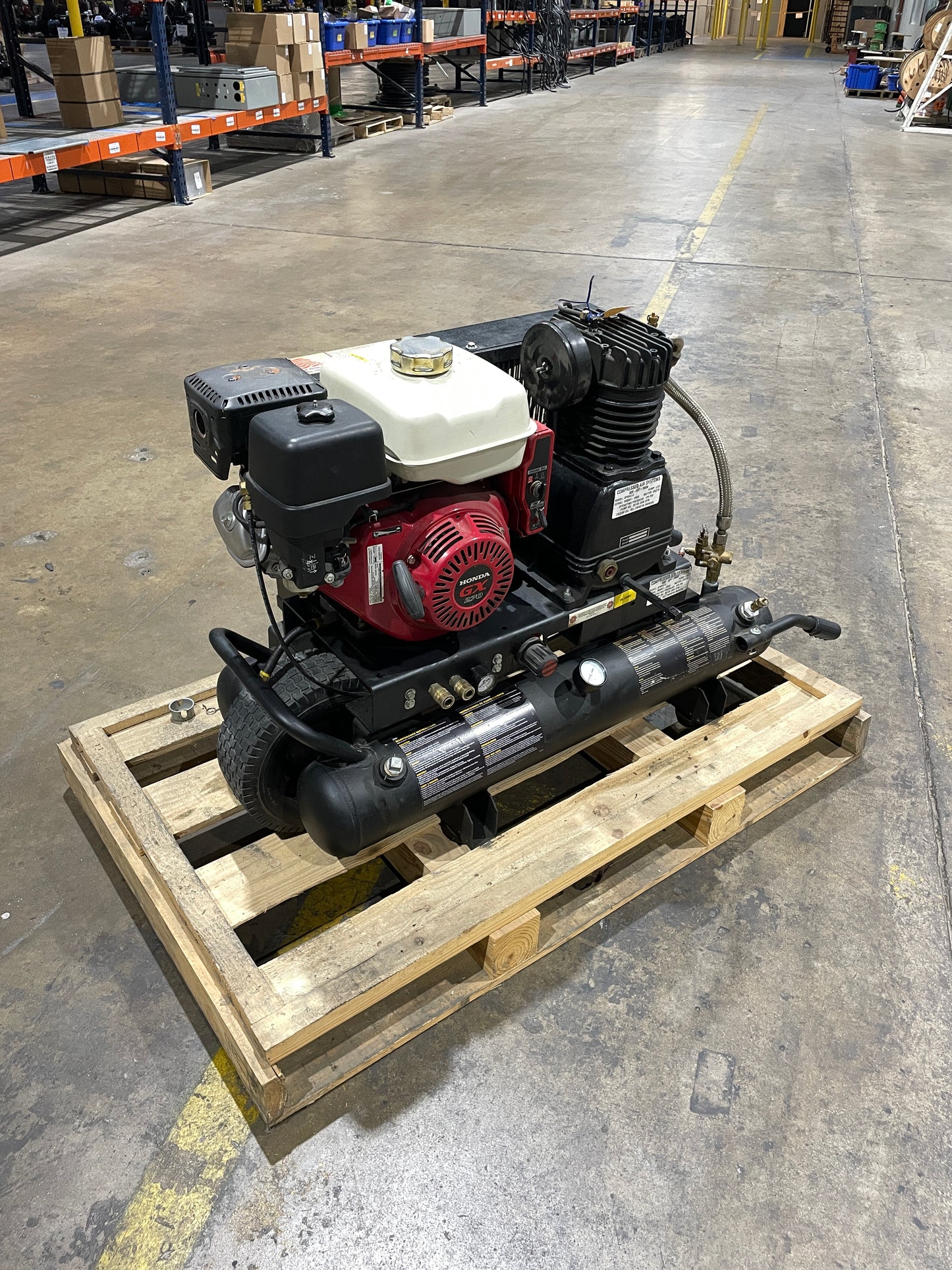 8 HP Gas Engine Portable Reciprocating