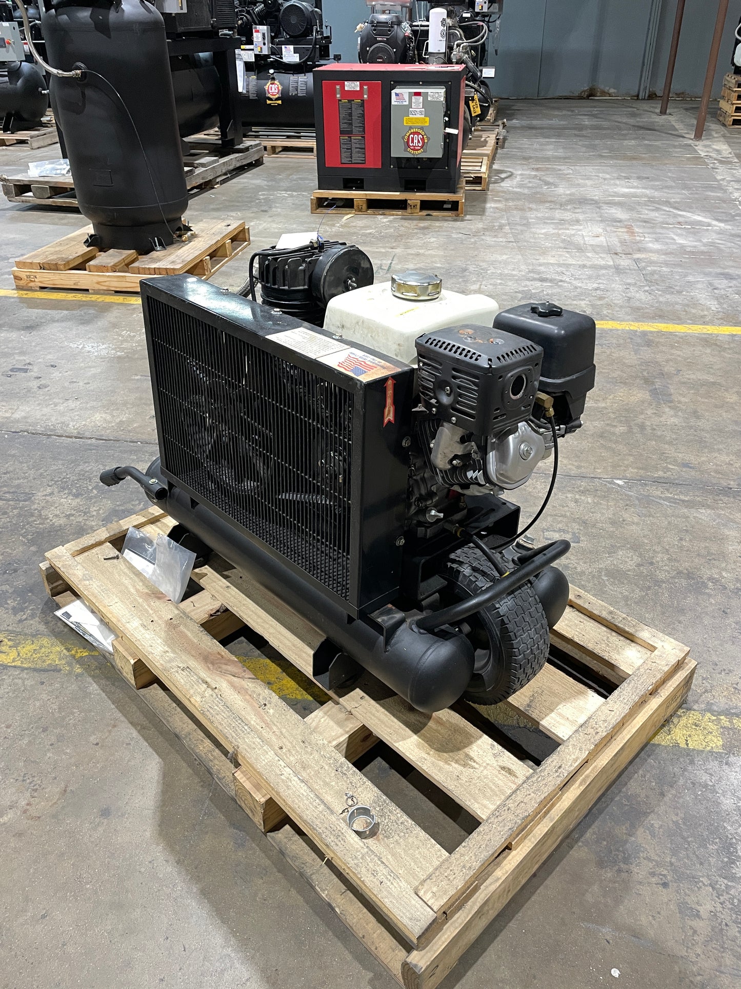 8 HP Gas Engine Portable Reciprocating