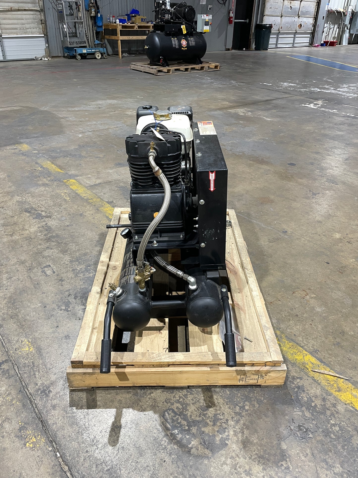 8 HP Gas Engine Portable Reciprocating